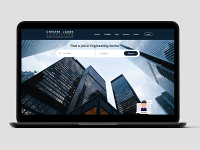 Web | Job Search | Landing Page art branding colors concept design ecommerce layout logo minimal ux uxdesign