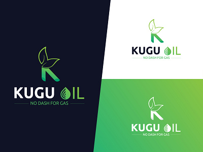 Kugu Oil Branding branding design flat graphic design illustration illustrator kugu logo minimal modern logo oil vector