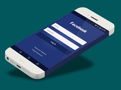 Inspiration Login Screen on Android by Facebook - UI Garage