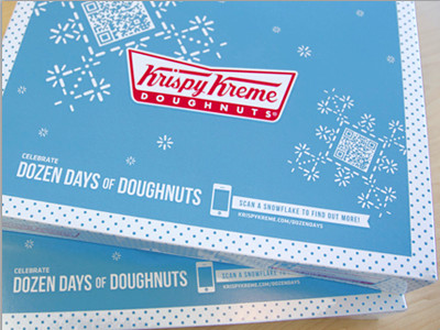 Krispy Kreme Holiday Campaign graphic design illustration typography