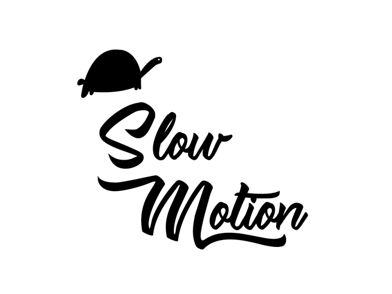 Slow Motion Logo brand identity logo design