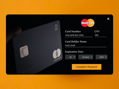 Credit Card Checkout dailyui design ui web