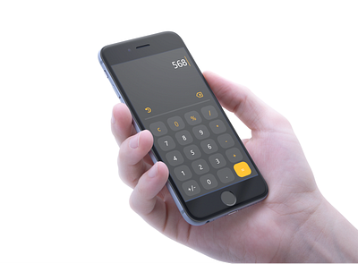 Daily UI Day 4 Calculator Design calculator ui daily ui design iphone 6