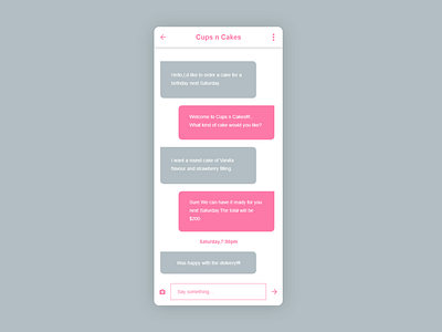 Direct Messaging design daily ui design iphone x