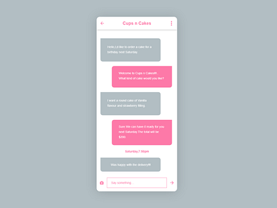 Direct Messaging design