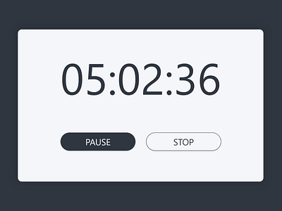 Countdown timer design