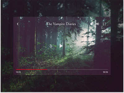 Video Player daily ui day57 design ui video player videoplayer design web design
