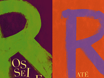 R+ design letter poster r