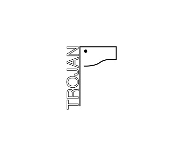 Trojan design logo