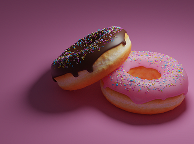 Donuts blender3d
