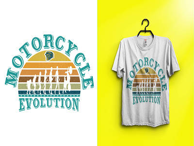 Motorcycle Evolution graphicdesign motorcycle lovers motorcycle tshirt print design tshirt design typography