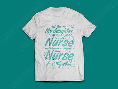 My daughter is just a nurse dad tshirt graphicdesign nurse nurse tshirt tshirts typography