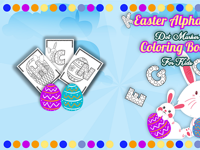 Easter Dot Coloring Book Cover