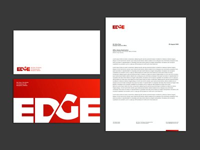 EDGE | Stationery Design branding design logo stationery