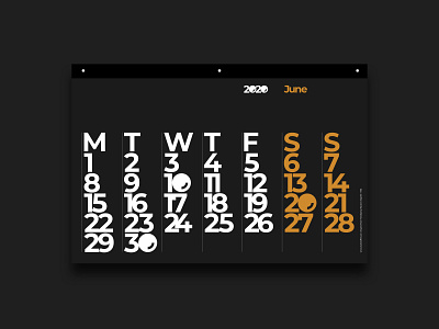 Toffee | Calendar Design design typography
