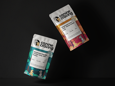 Canine Craving | Packaging Design branding design food illustration packaging pet