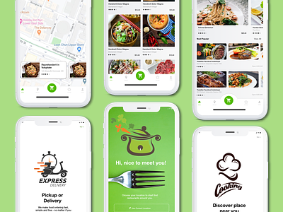 Ghost Kitchen App android app design concept design food app food delivery app ios app design mobile app design product design prototype ux design wireframe