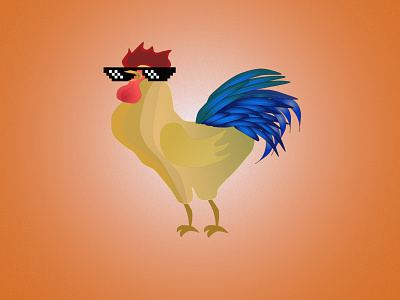 Chilly Chicken animalism design illustration