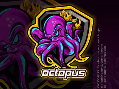 e-sport logo OCTOPUS