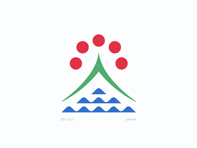 Mt. Fuji apparel fuji illustration japan logo mountain ocean outdoors sun symbol tokyo typography water