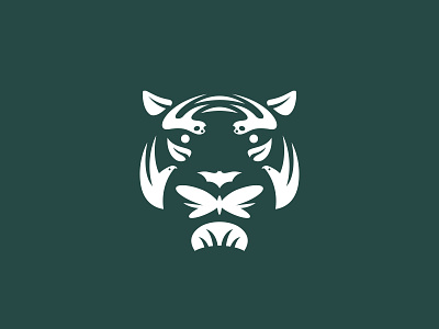ReWild (Global Wildlife Conservation) animals badge branding conservation forest geometric illustration lockup logo modern nature nonprofit tiger typography