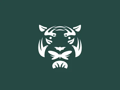 ReWild (Global Wildlife Conservation) animals badge branding conservation forest geometric illustration lockup logo modern nature nonprofit tiger typography