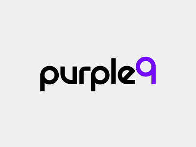 Purple9 9 branding cosmetic identity illustration logo modern number typography