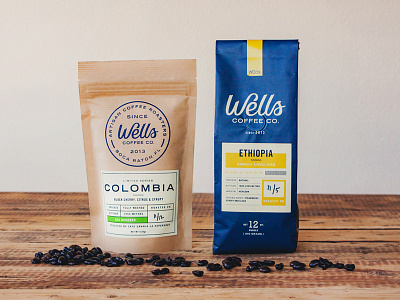 Wells Coffee Packaging