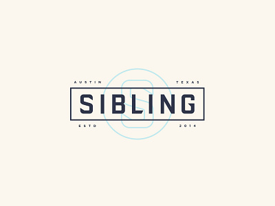 Sibling agency austin badge brand branding crest illustration logo logotype monogram stamp typography