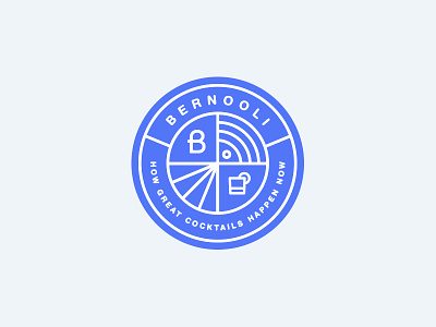 Bernooli alcohol badge bluetooth branding crest drink food identity logo packaging seal typography