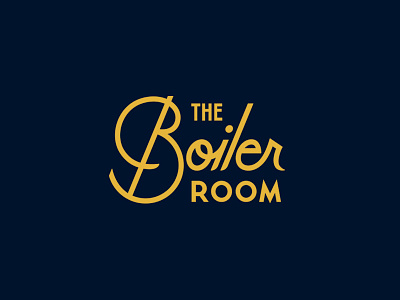 The Boiler Room badge bar branding canada coaster illustration lockup logo script typography