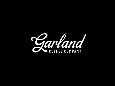 Garland Coffee arizona branding coffee design illustration logo script typography