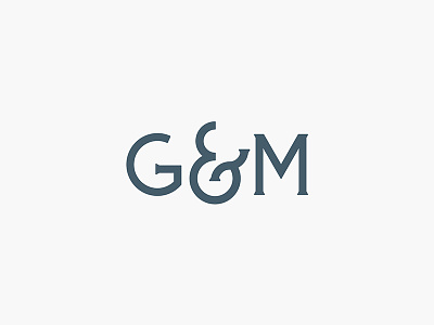 Great & Main ampersand branding lockup logo symbol typography