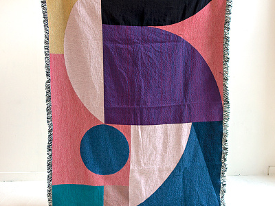 Throw & Co Blanket abstract blanket design geometric geometric art illustration pattern throw