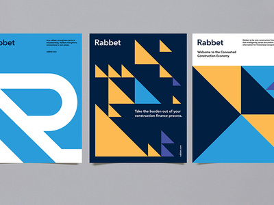 Rabbet Posters austin branding construction design geometric illustration lockup logo modern pattern poster typography
