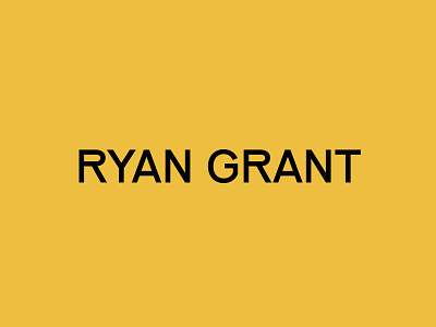 Ryan Grant Photography branding design illustration logo modern typography