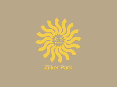 Zilker Park austin austin texas badge branding face illustration logo sun typography