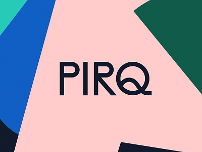Pirq beverage branding drink food illustration logo packaging pattern typography