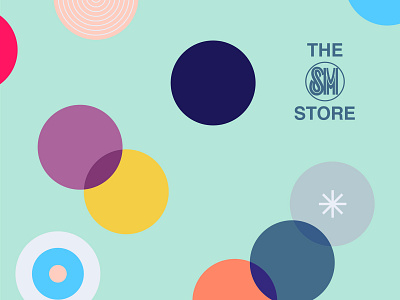 The SM Store dots illustration pattern pattern art