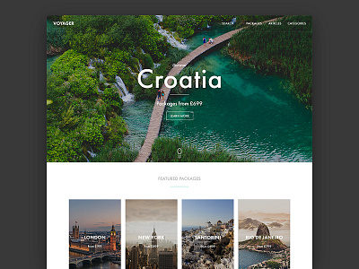 Travel travel ui ux web