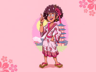 Afro girl!