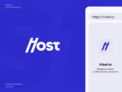 iHost.rs LOGO DESIGN branding design logo vector