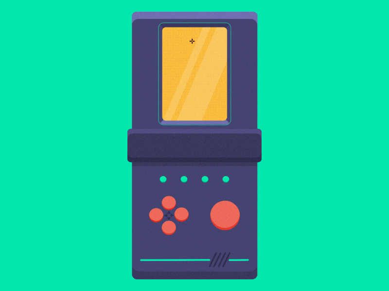 Retro Snake Game animation console design game gameboy illustration motiondesignschool retro snake