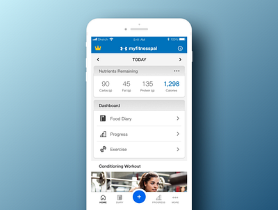 MyFitnessPal Case Study case study design redesign ui ux vector