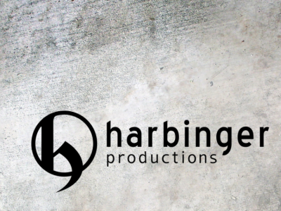 Harbinger Productions branding design graphic design illustration logo typography vector