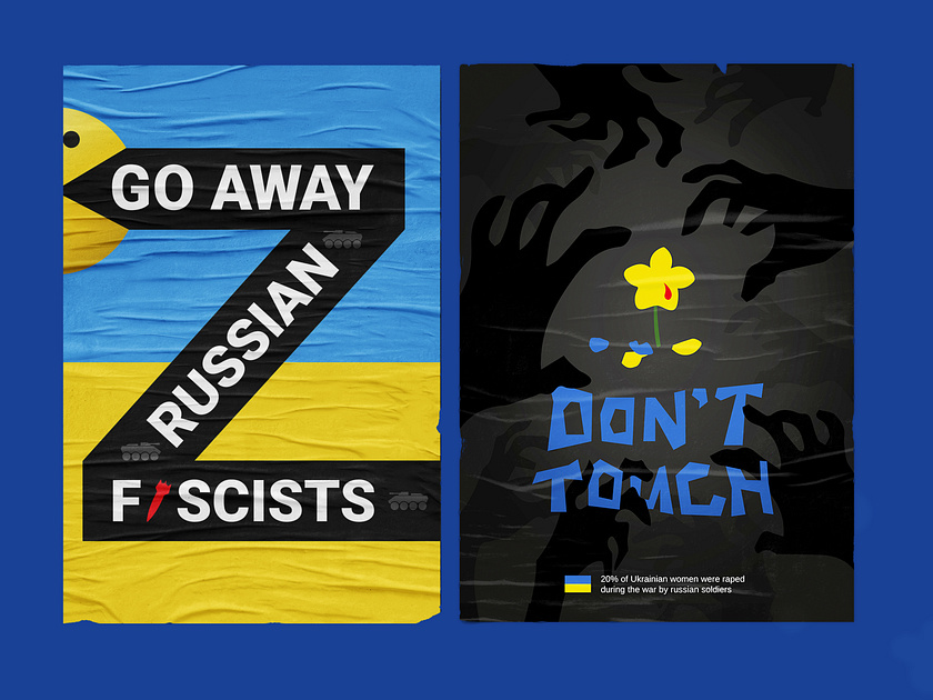 Ukrainian posters by Marmints on Dribbble