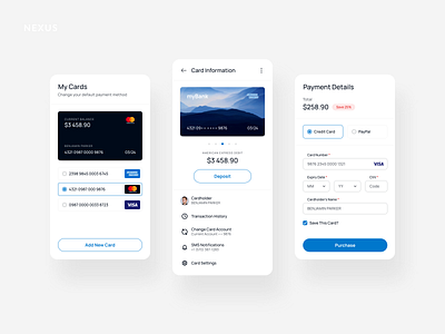 UI Experiments adobe xd app business clean ecommerce ui
