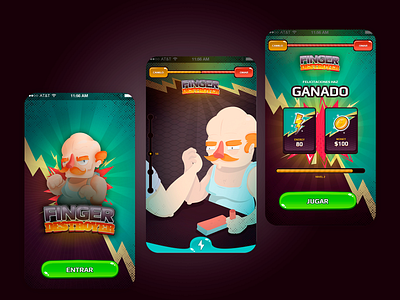 Game app design game graphic design mobile