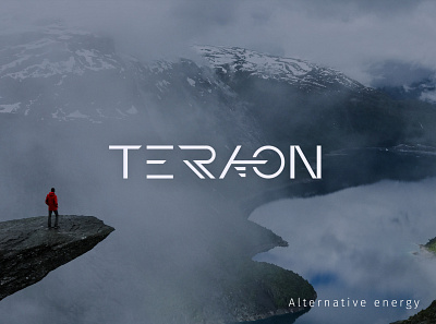 TerraOn logo branding design ecology flat identity design logo logo design minimal russia technology typography vector