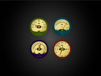 Vintage Gauges design illustration vector